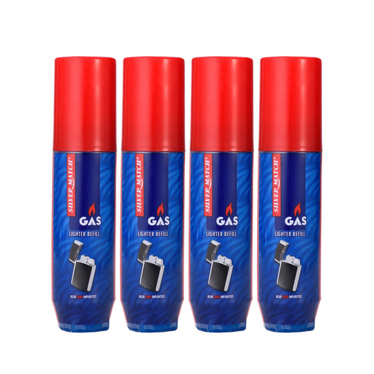 Silver Match Gas 60ml 4-pack