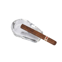 Silver Match Cigar Ashtray White