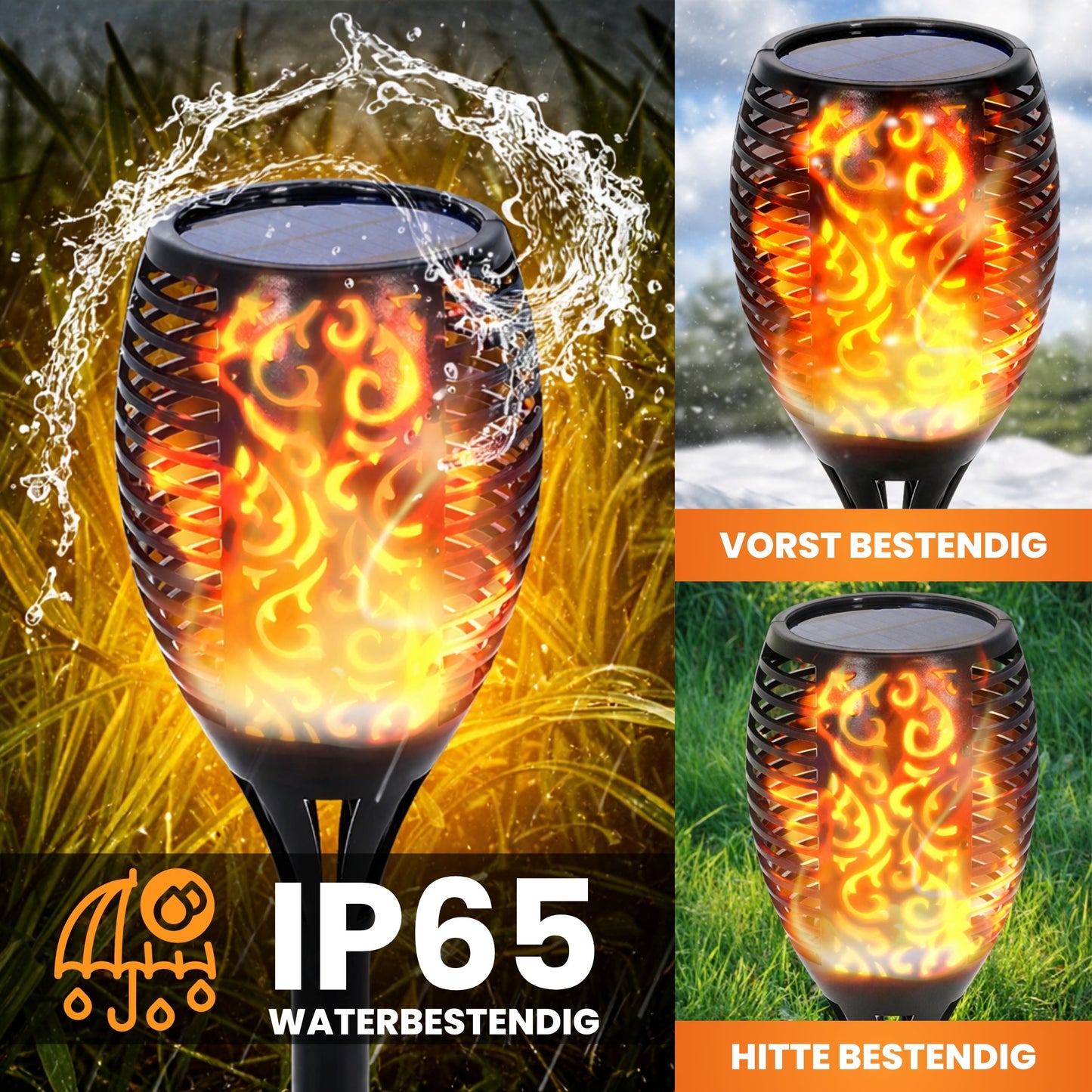 PyroProducts® LED Solar Tuinfakkels - PyroProducts